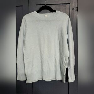 GAP - Women's Ocean Teal Crew Neck Merino Wool Blend Tunic Sweater - Size M